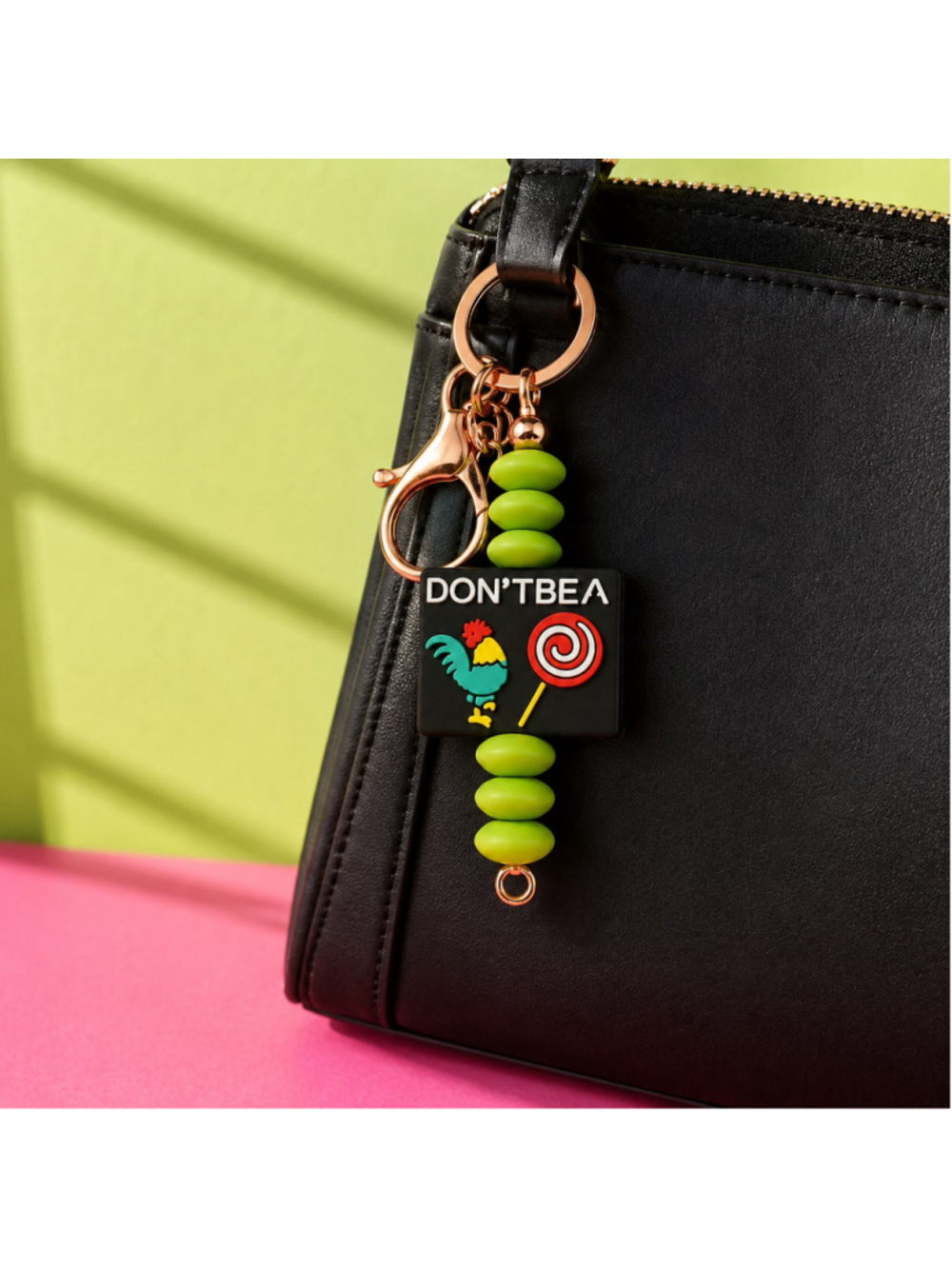 Funny “Don’t Be a C*ck Sucker” Rooster Lollipop Keychain